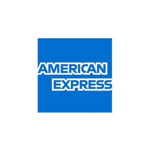 American Express logo for partnership projects