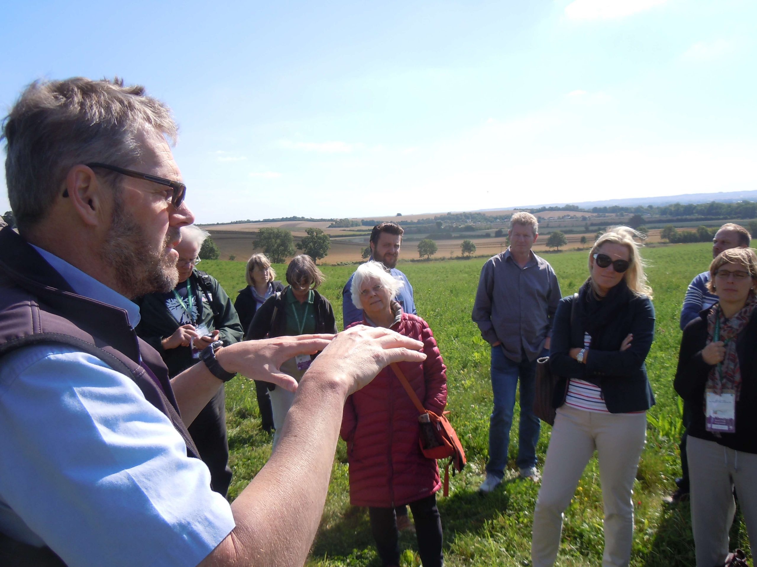 INTO Cambridge 2015 delegates at Wimpole Farm