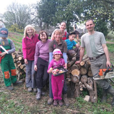 Working party at the Czech National Trust pilot projects site