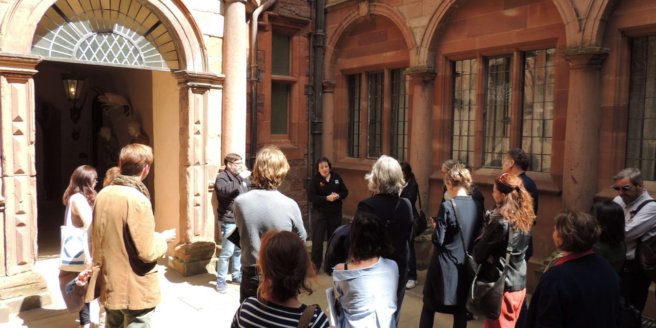 Innocastle partners visiting Powis Castle