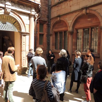 Innocastle partners visiting Powis Castle