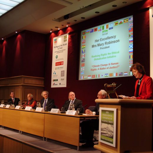 HE Mary Robinson addresses INTO Dublin 2009