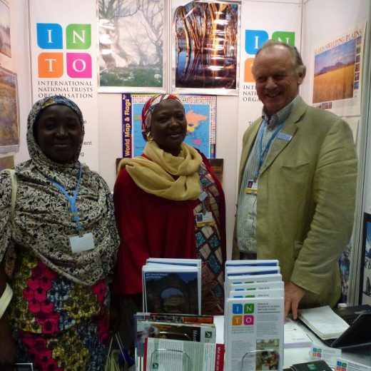 Oliver Maurice talking to delegates at COP 18