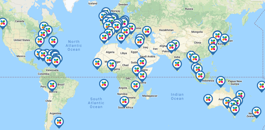 International heritage trusts map international heritage