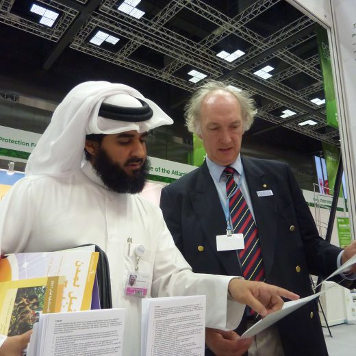 Then INTO Chairman Simon Molesworth introducing the Victoria Declaration at COP 18