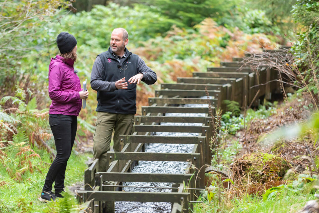 Hydro podcast recording at Cragside, Northumberland