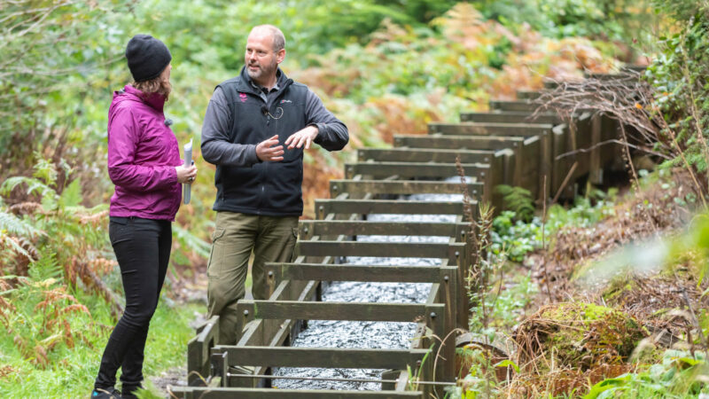 Hydro podcast recording at Cragside, Northumberland