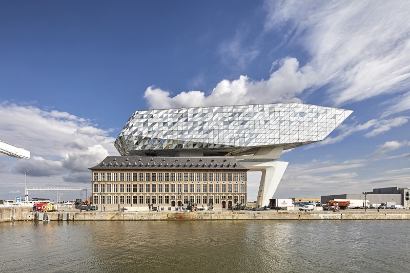 INTO Antwerp conference. Antwerp porthouse building
