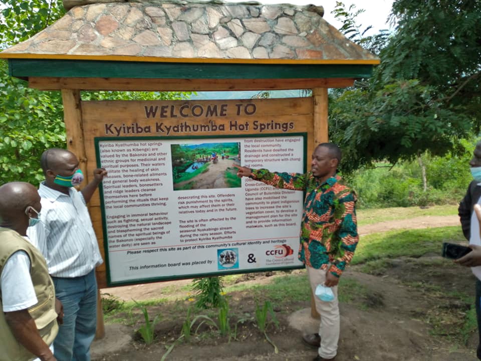 CCFU visit the site of Kyiriba Kyathumba