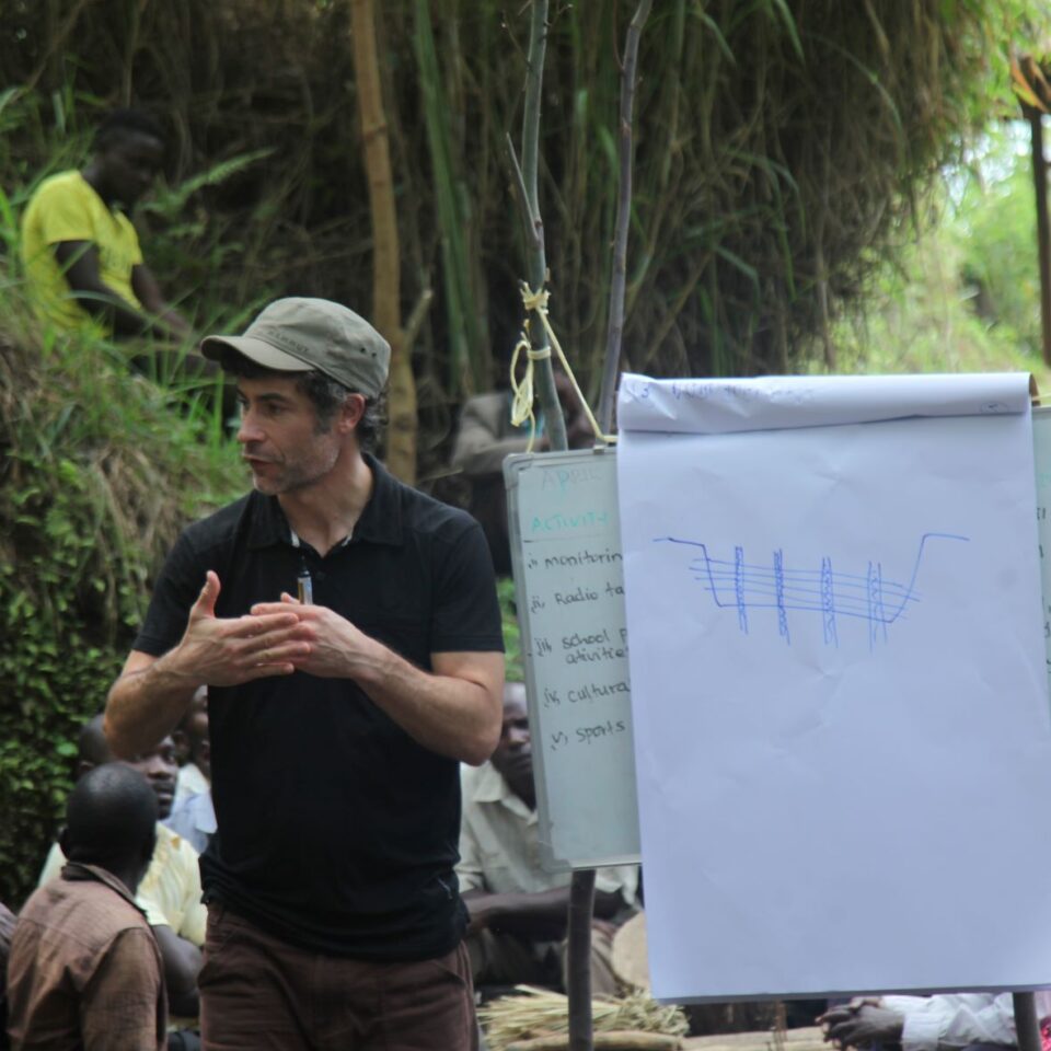 National Trust staff run a natural flood management workshop to boost climate preparedness