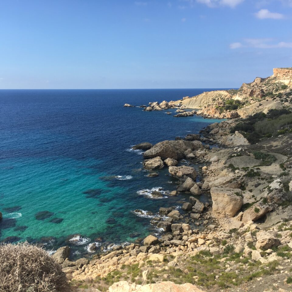 Rdum Majjiesa, coastline in Malta