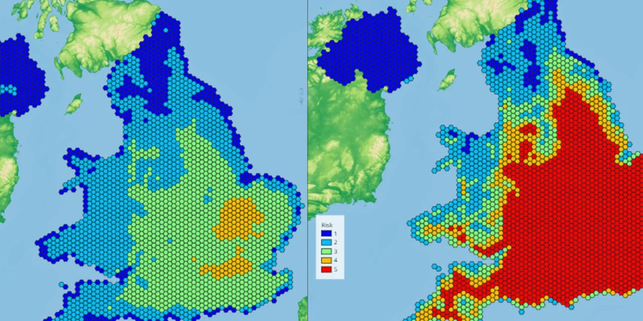 NT climate change hazard map