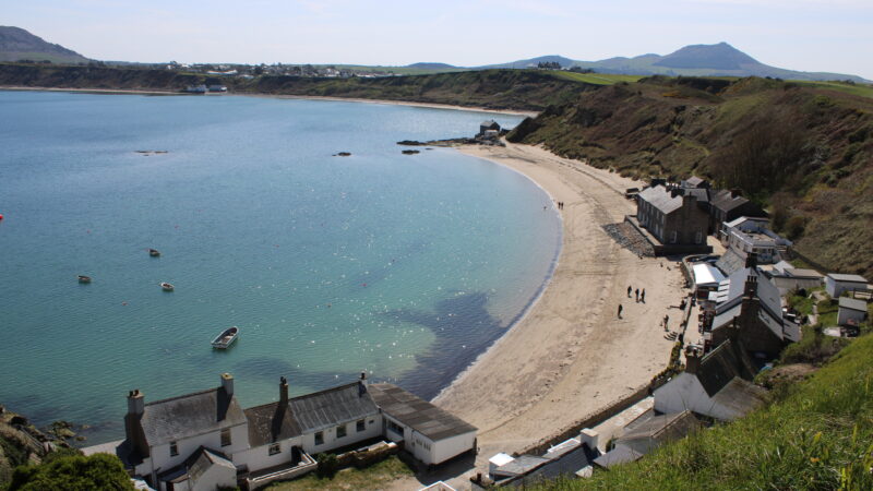 The seafront at Porthdinllaen - a site particularly exposed to sea level rise and other climate hazards