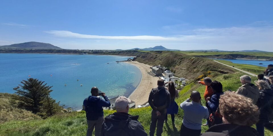 The seafront at Porthdinllaen - a site particularly exposed to sea level rise and working on climate change adaptation in a twinning partnership with Zanzibar