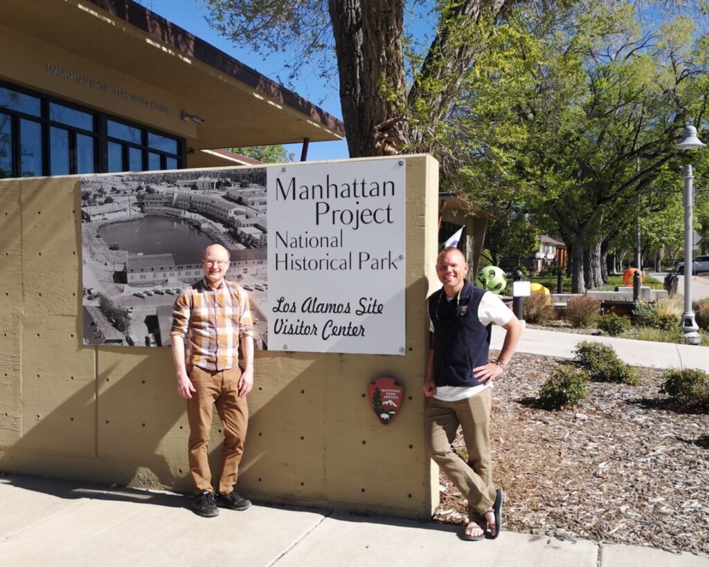 NPS Los Alamos visitor welcome centre TAP INTO visit