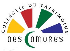 blue green yellow and red logo of heritage trust for the Comoros islands