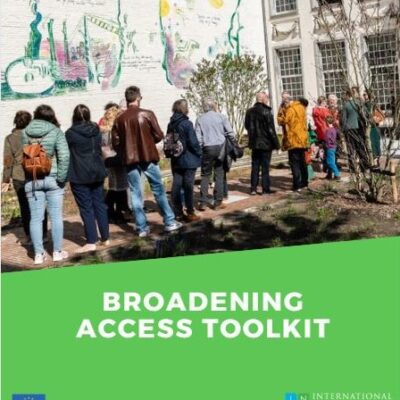 cover of a report entitled broadening access toolkit