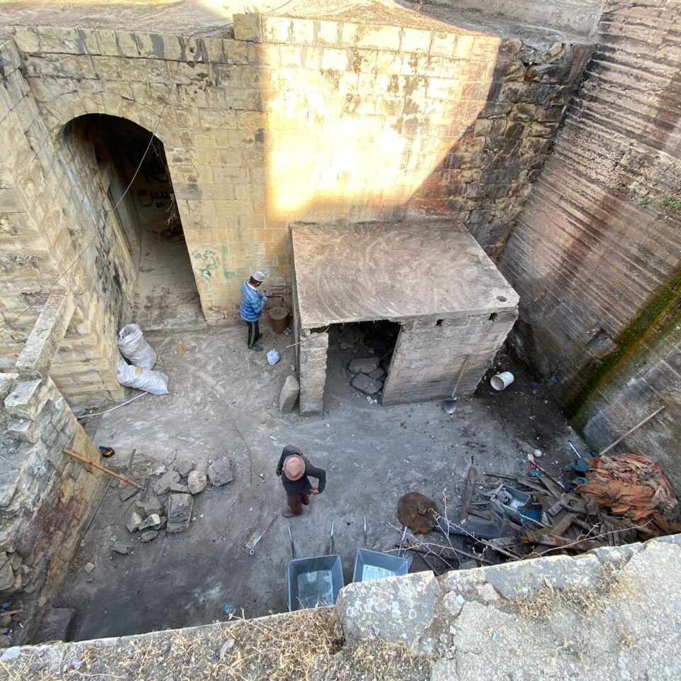 an image from above of a stone building in As-Salt, Jordan