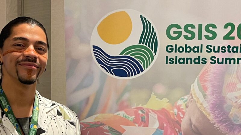 Nigel Maduro at the GSIS summit, member of the INTO Youth Committee