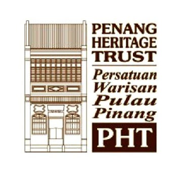 brown on white logo of the Penang Heritage Trust