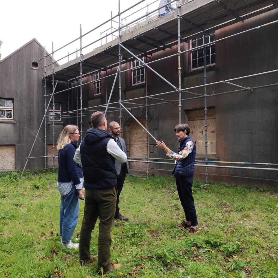 INTO team at La Ronde Porte with NT Jersey staff