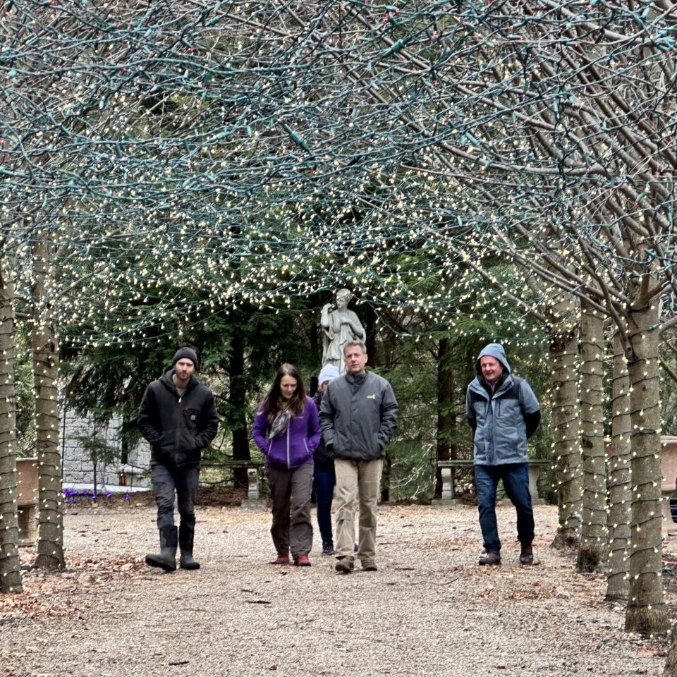 With team at Naumkeag, Trustees of Reservations